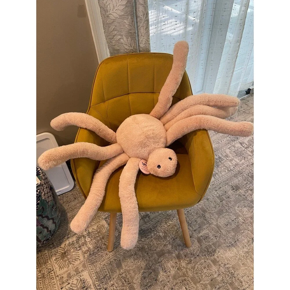Summerween Jumbo Plush Spider Decorative Pillow